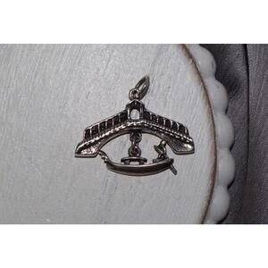 Vintage 3-D GONDOLA & RIALTO BRIDGE CHARM 5.2G / 1in